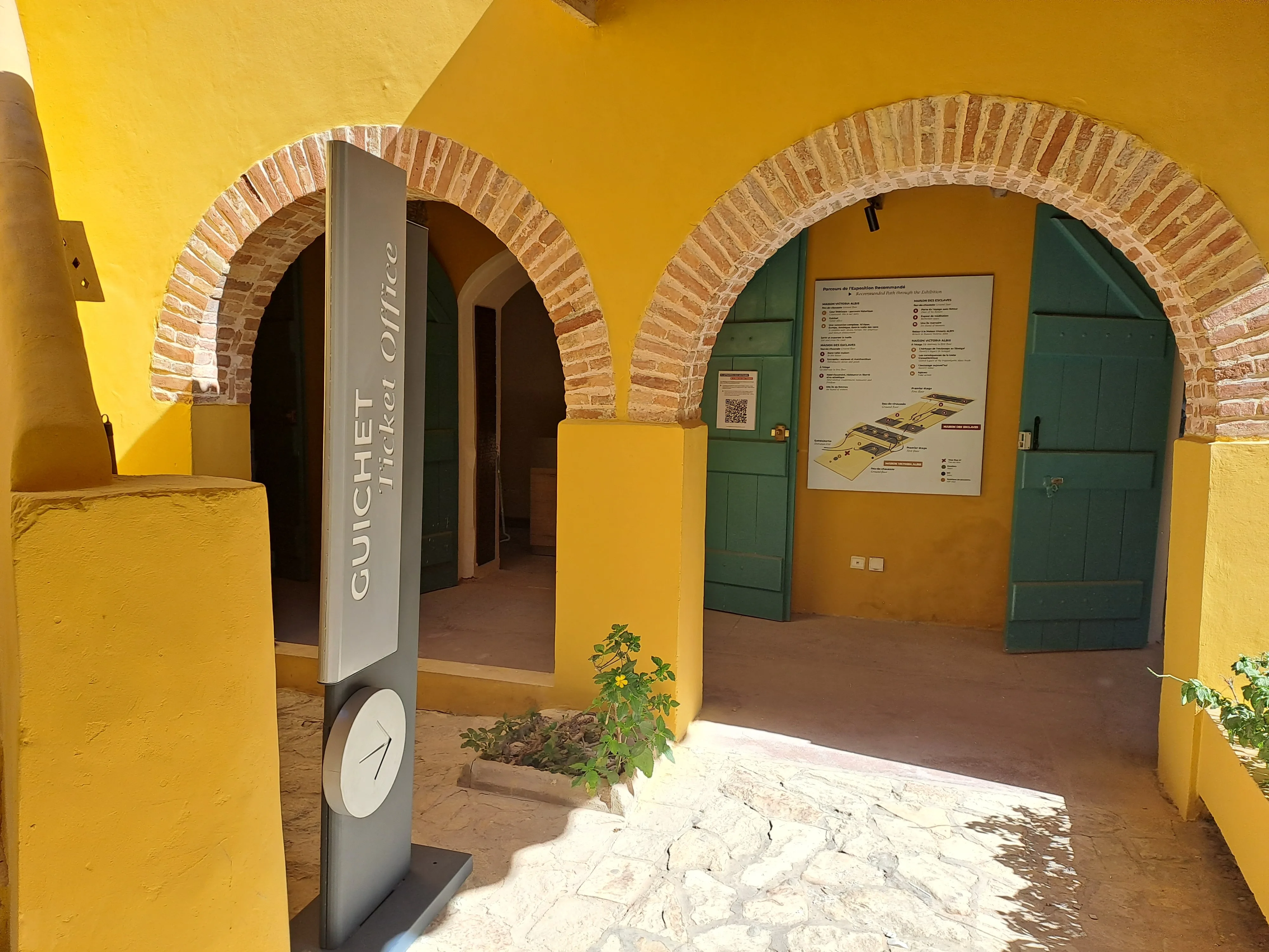 3D rendering of Maison Albis showing installations and exhibition placement