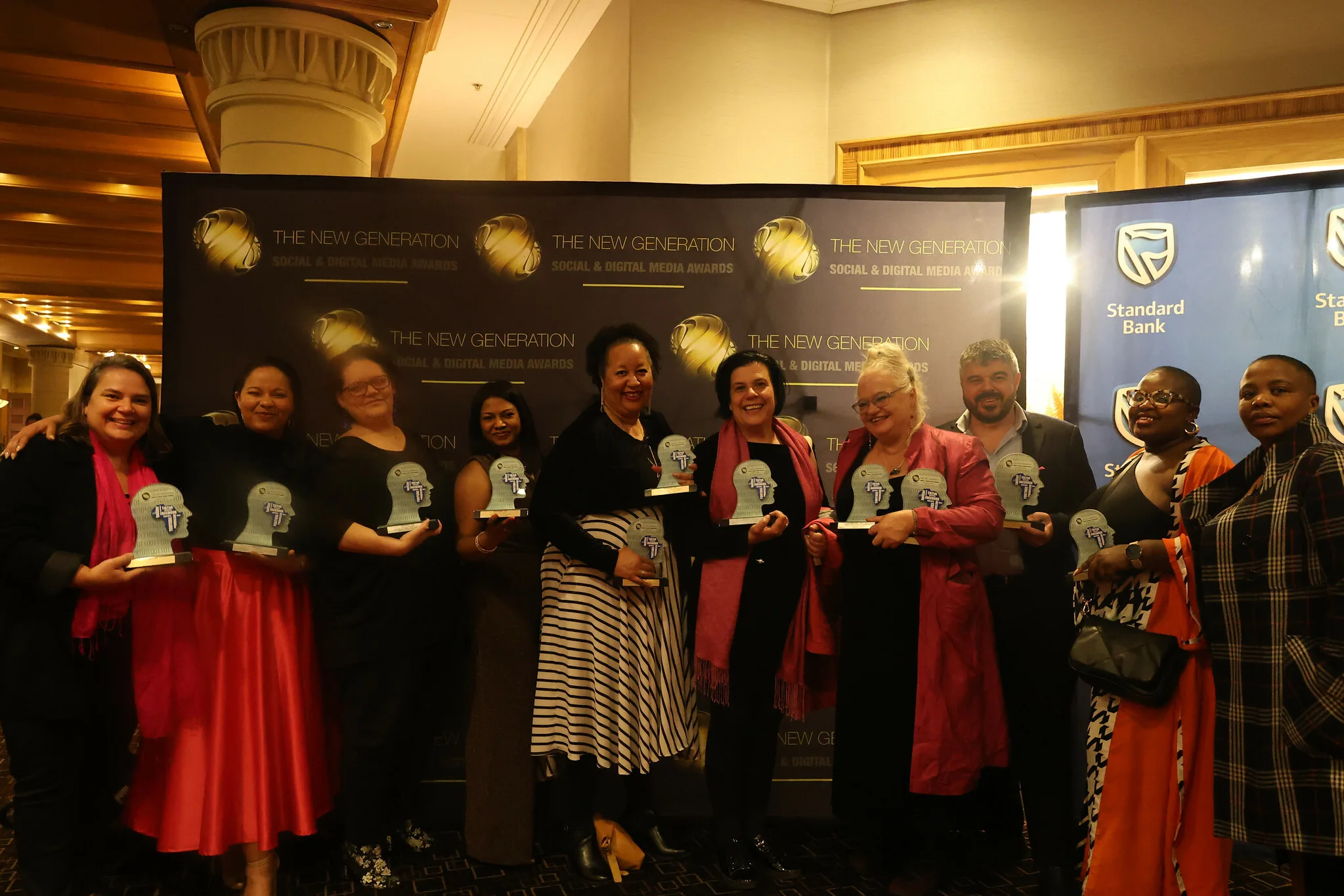 Flow Communications at the 2023 New Generation Social & Digital Media Awards.