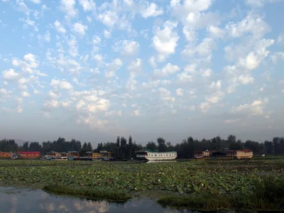 Evening Clouds Lake Dal