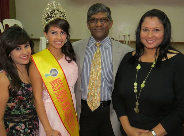 Jayeesha Bhogaita Miss India Worldwide Nehal Bhogaita Principal Of Vn Naik School For The Deaf Dean Govender And Asha Udith Ex Pupil And Current Teacher At The School