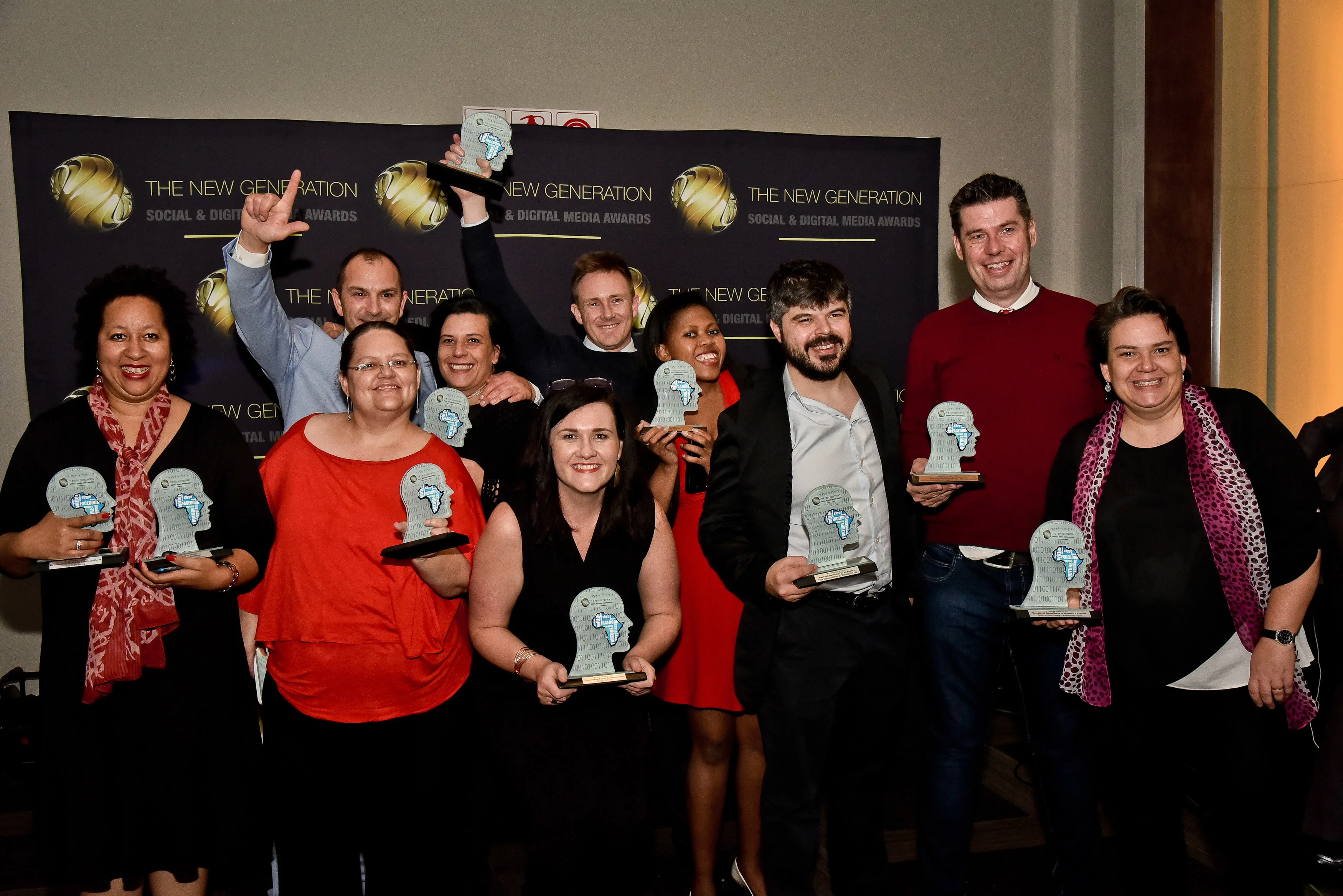The Flow team at the 2017 New Generation Social & Digital Media Awards