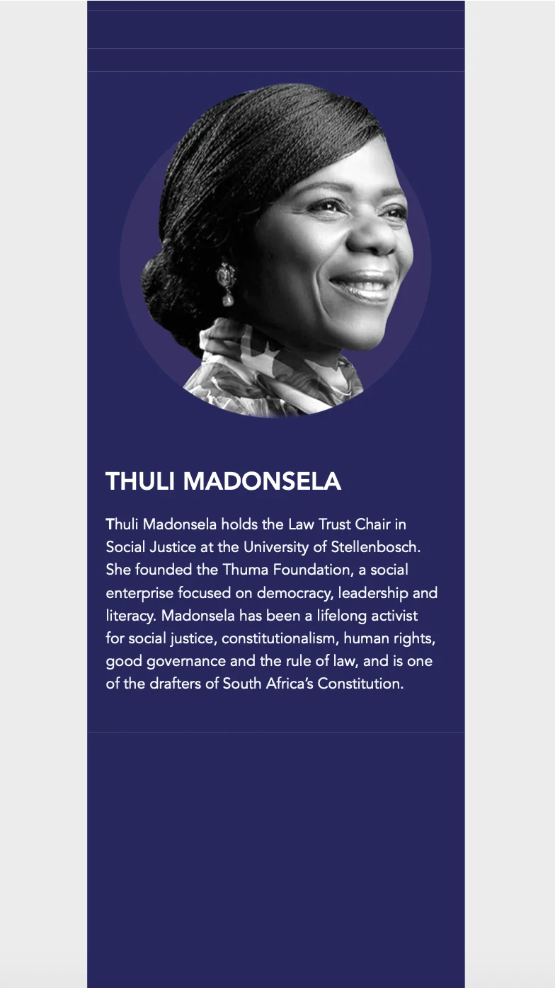 One of the 2021 Desmond Tutu International Peace Lecture newsletter, compiled by Flow Communications