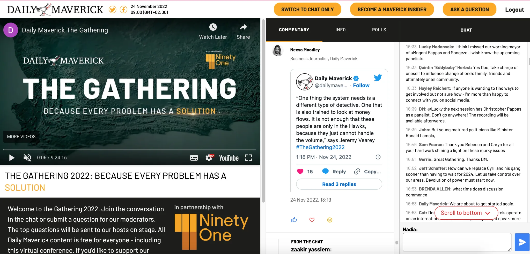 The Gathering’s online platform