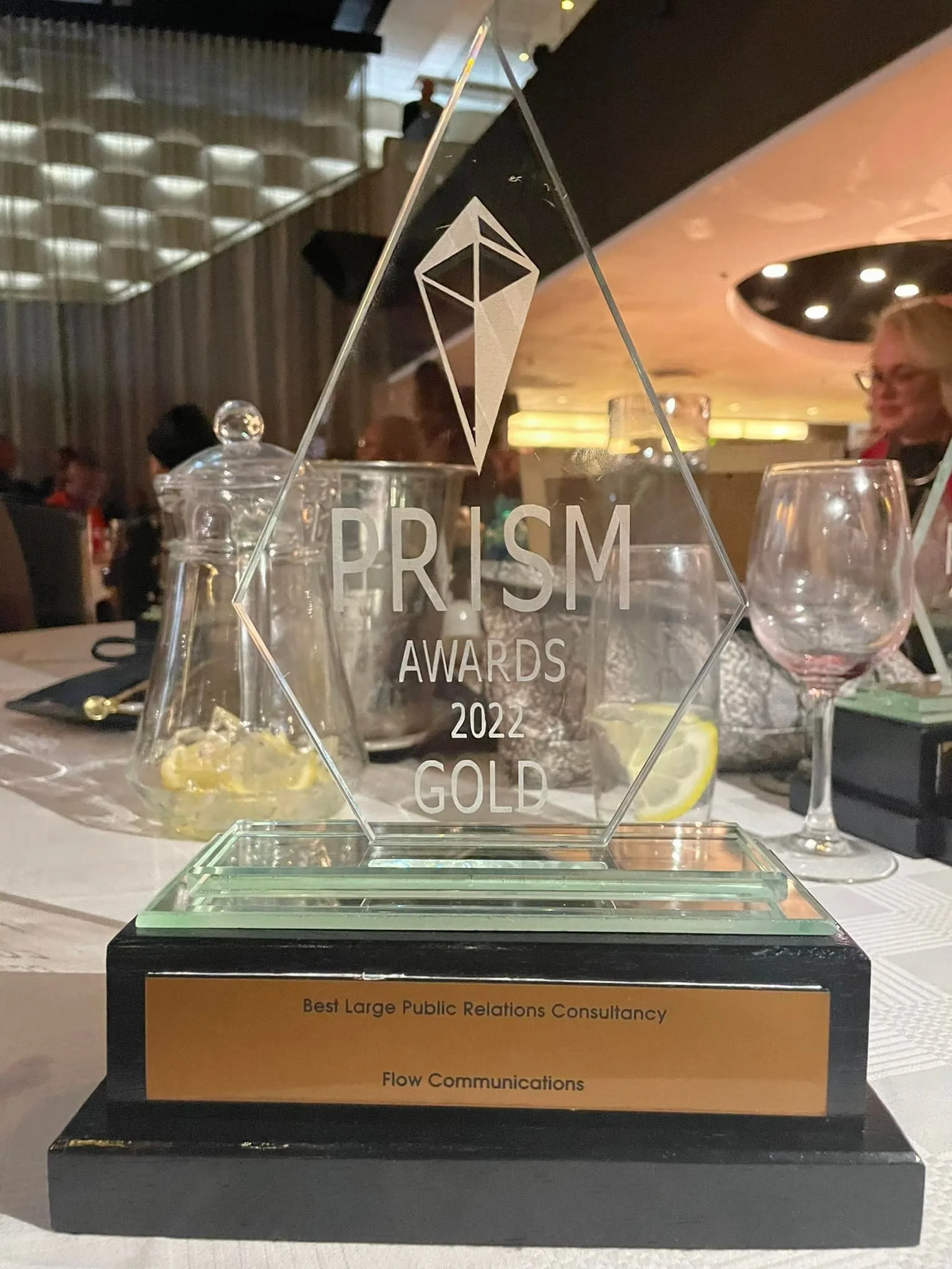 Flow Communications wins Best Large PR Agency at the 2022 PRISM awards