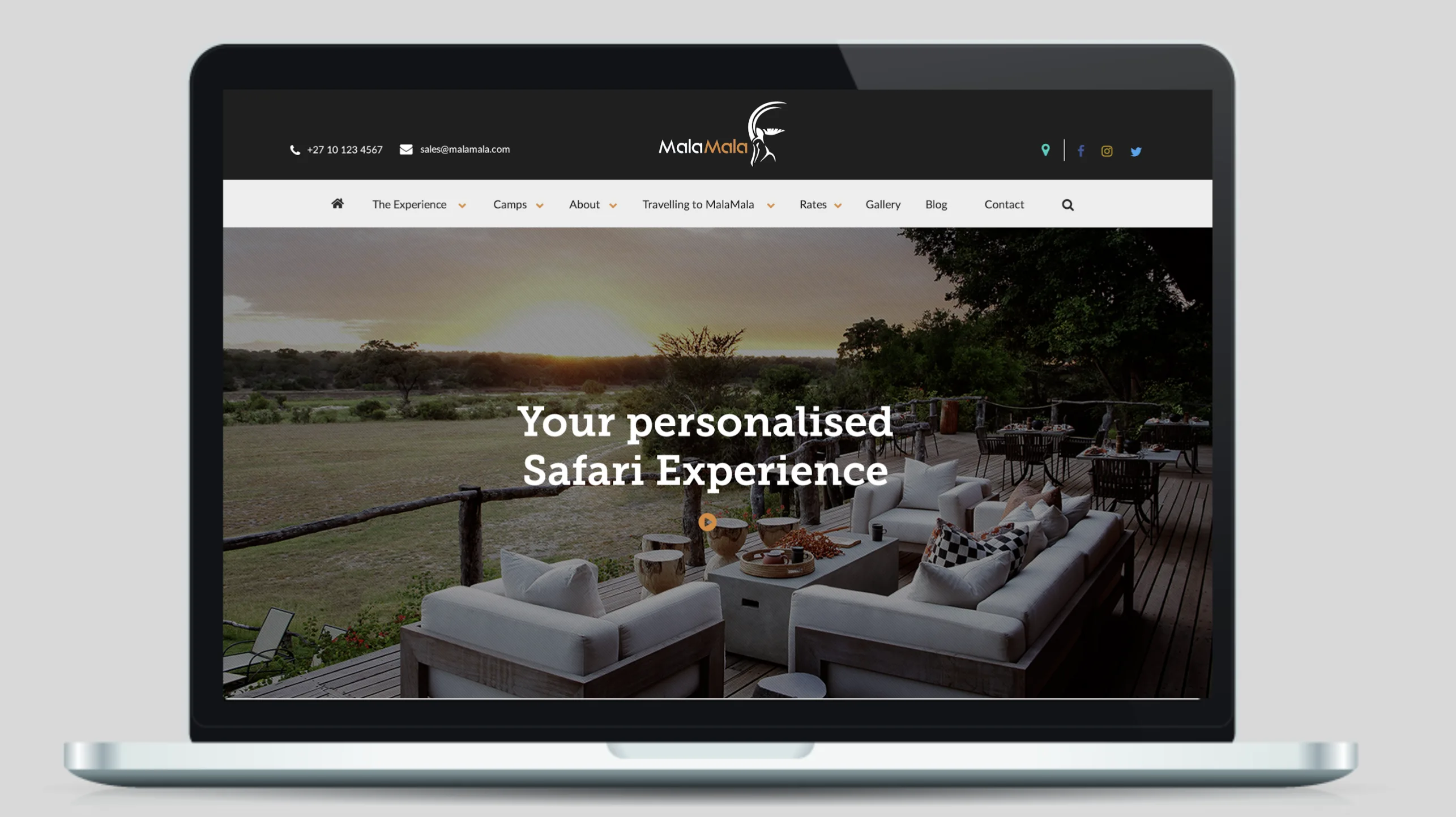 Mala Mala's updated website