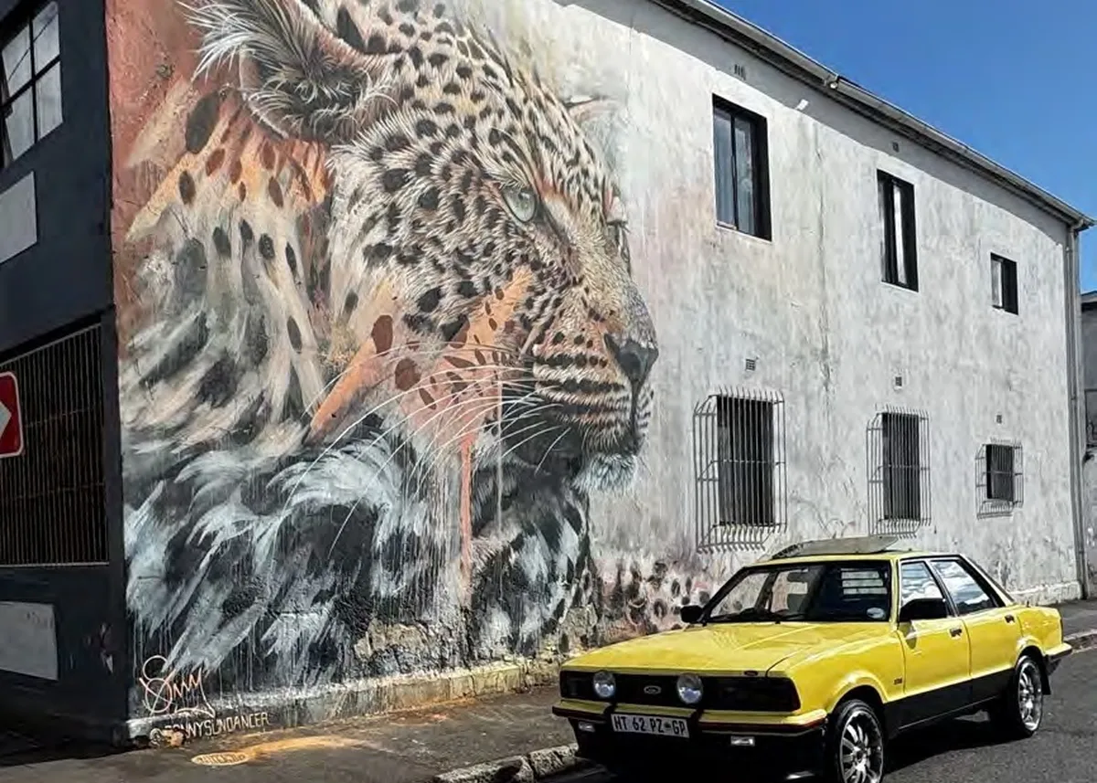 04 graffiti leopard mural day2