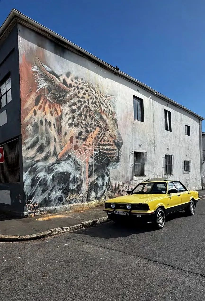 04 graffiti leopard mural day2