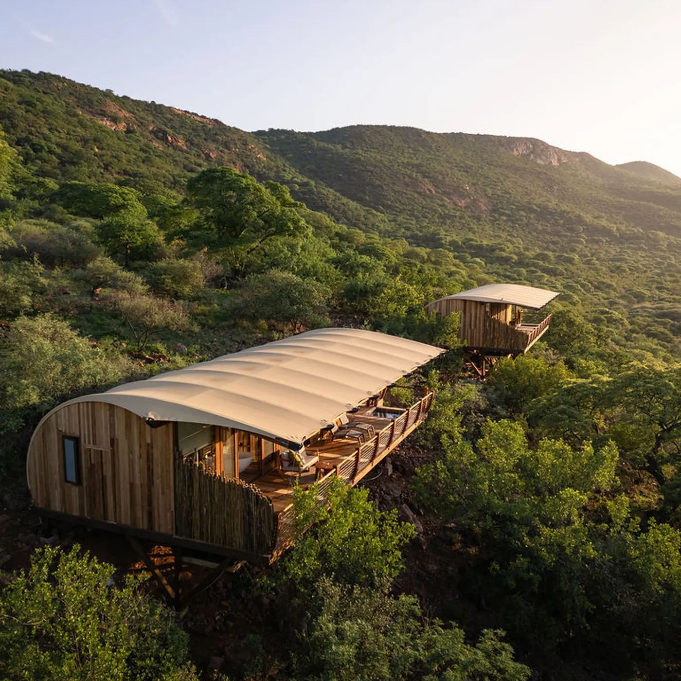 Arrival at Few & Far Luvhondo, Soutpansberg Mountains, South Africa