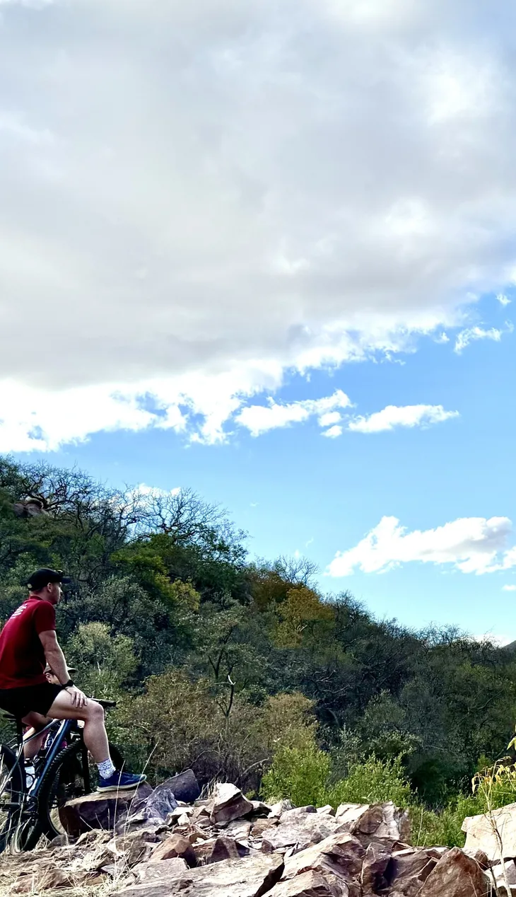 Mountain biking