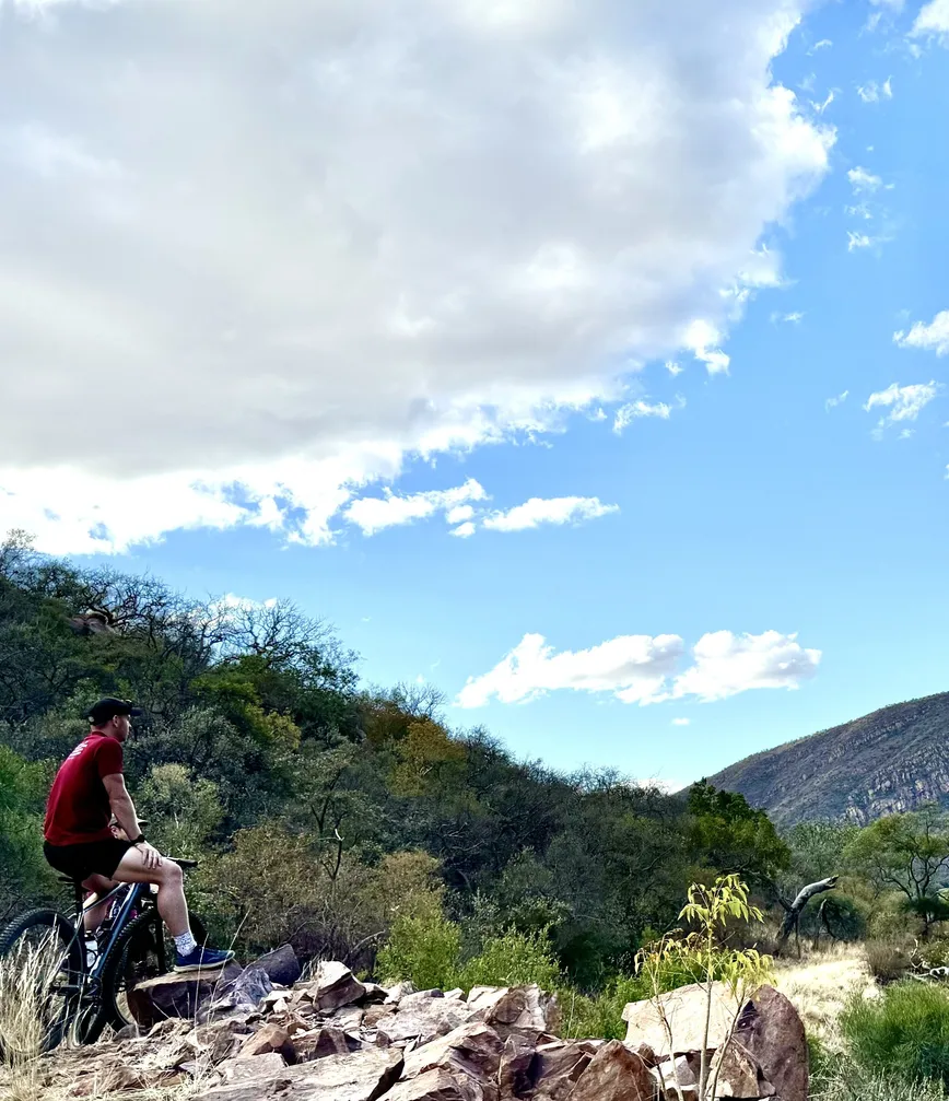 Cycle our rugged trails