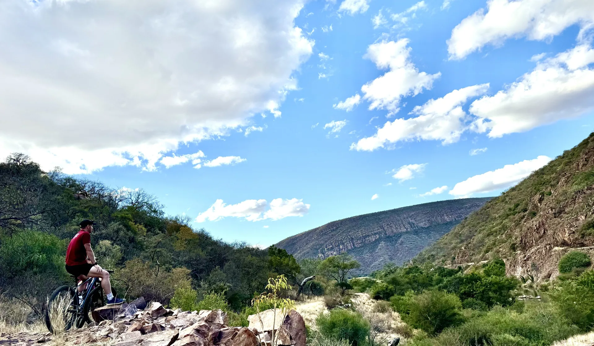Cycle our rugged trails