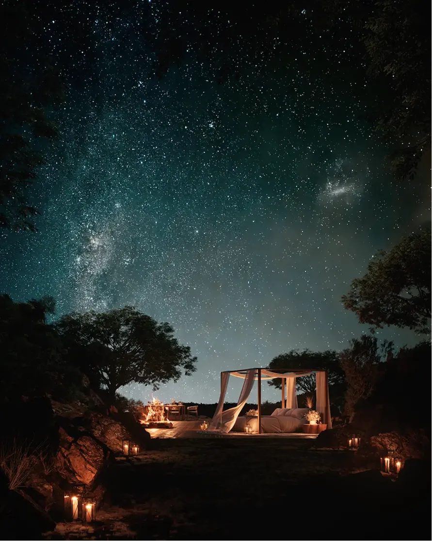 Image Sleeping under the stars