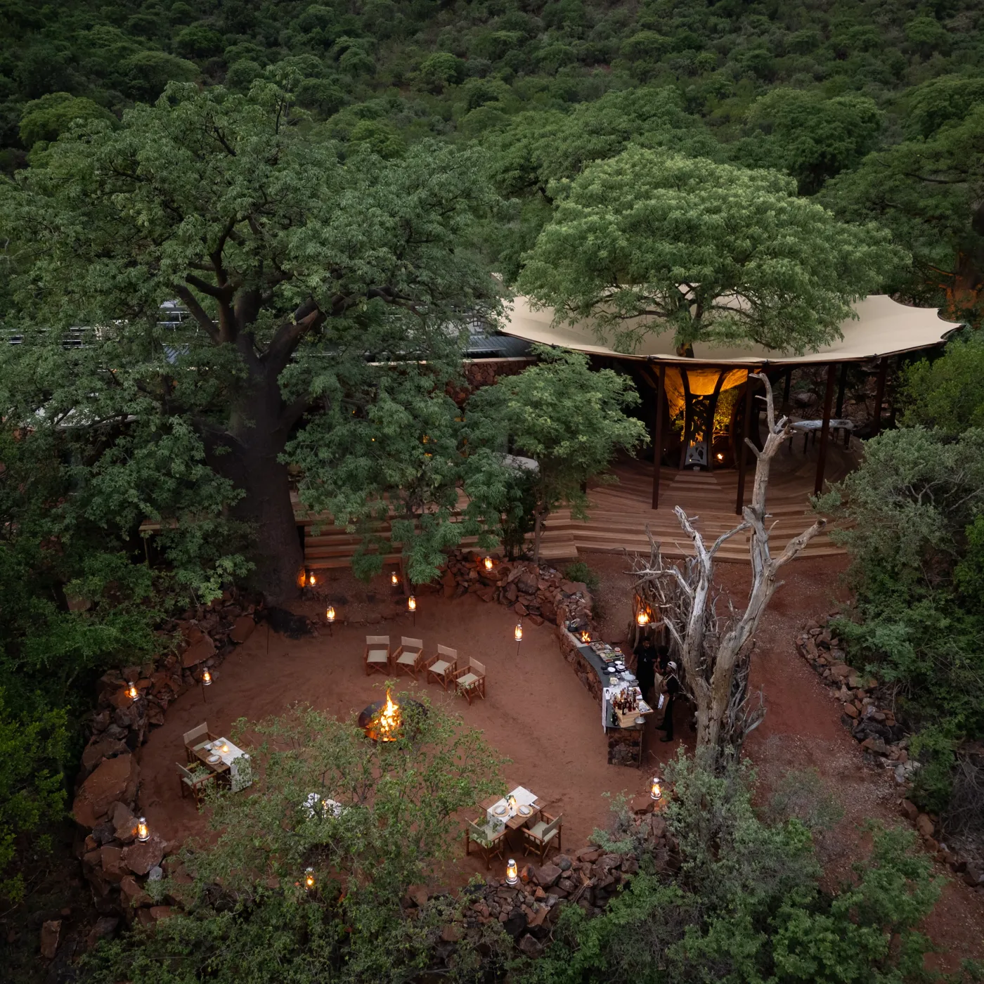 Arrival at Few & Far Luvhondo, South Africa